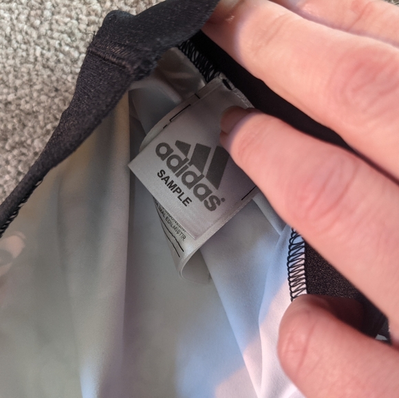 Stella McCartney Adidas leggings size small womens navy black white floral - Picture 6 of 10